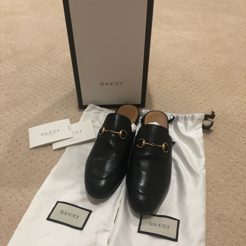 Gucci slippers- Princetown leather slipper